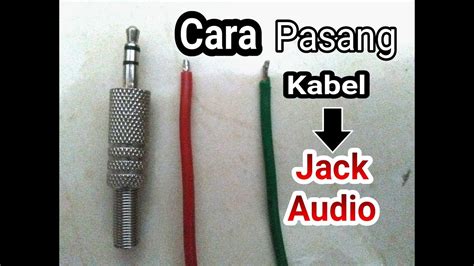 Hubungkan Kabel Audio ke Sistem Audio
